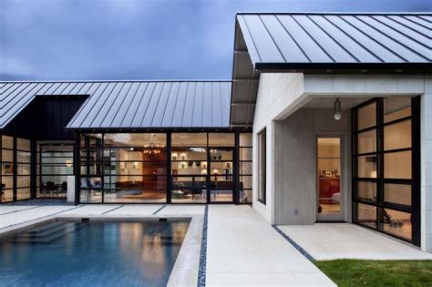 metal roof houses pics|modern metal roofing designs.